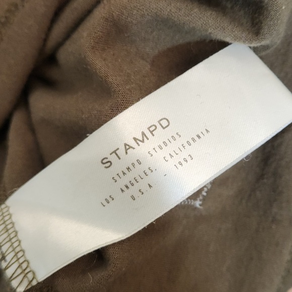 Stampd long-sleeve olive T-shirt - Picture 5 of 6